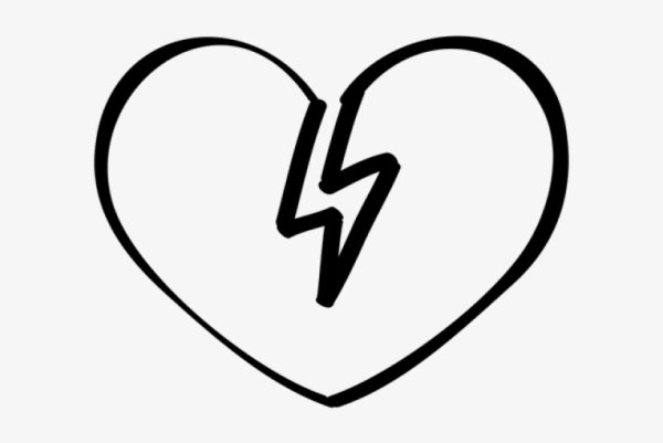 Белое разбитое сердце