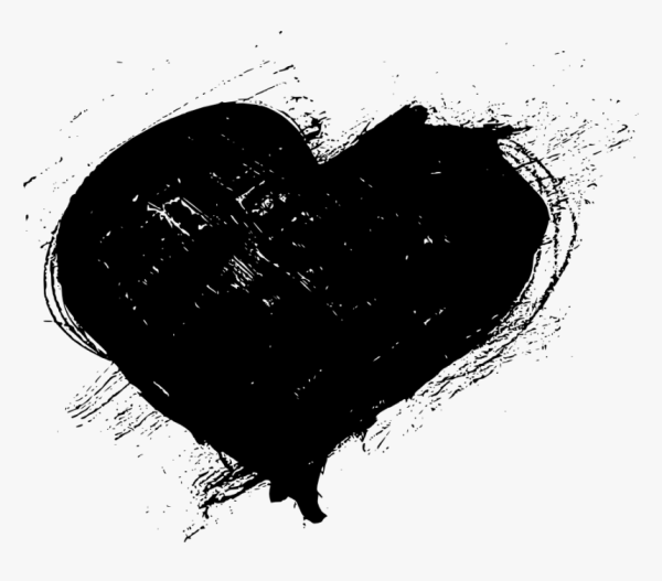 Чёрное разбитое сердце