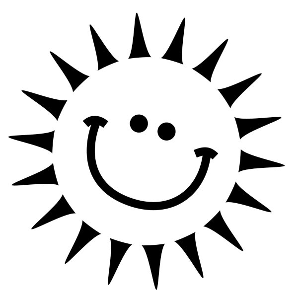 Солнышко контур