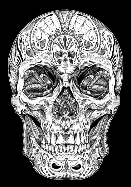 Стилизованные черепа