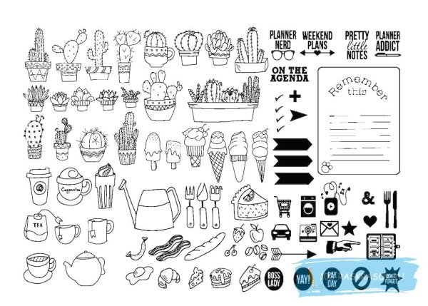 Раскраски Стикеры