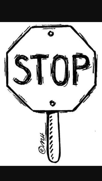 Знак стоп для ЛД