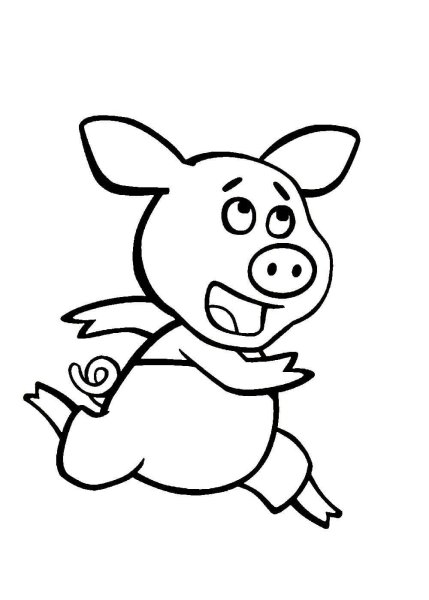 Раскраска оранжевая коровка