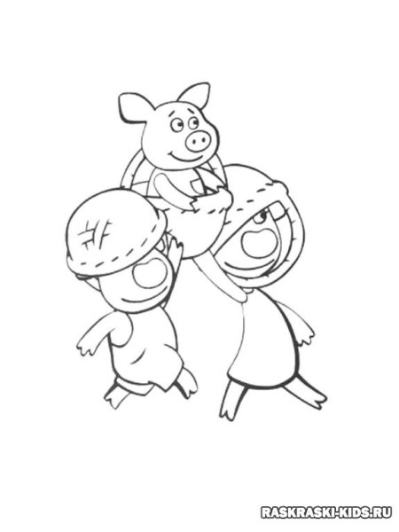 Раскраски для детей Буренка Даша
