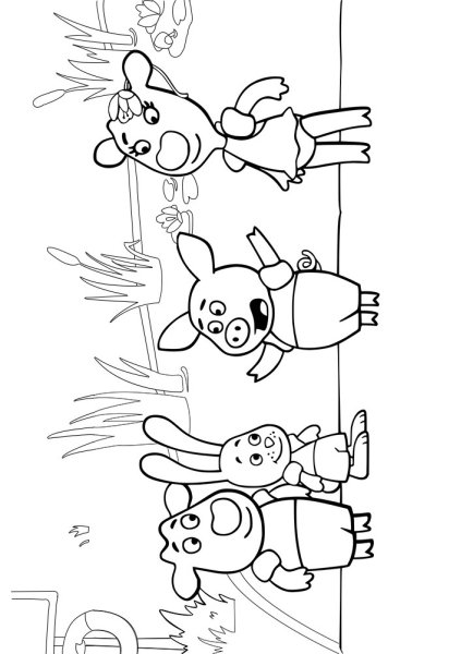 Раскраска желтая корова