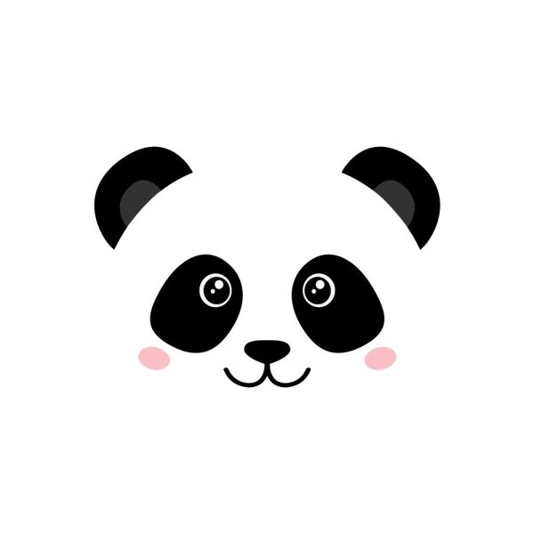 Голова панды