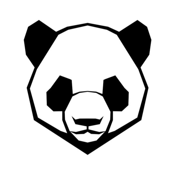 Панда эскиз