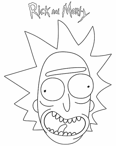 Рик и Морти чб