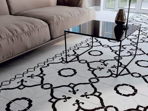 CAS Black/White 20*20 Mosaico Black&White