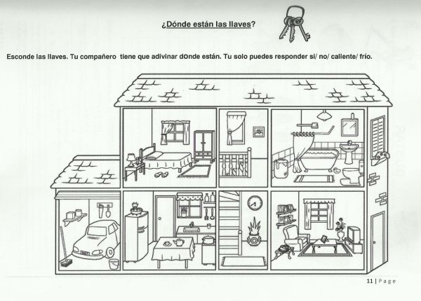 Раскраска домик для кукол