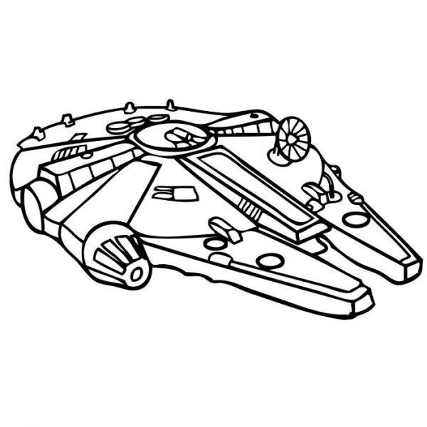 Сокол тысячелетия раскраска