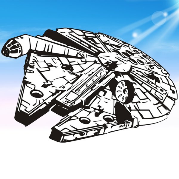 Сокол тысячелетия вектор