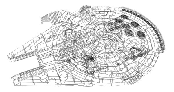 План корабля Сокол тысячелетия