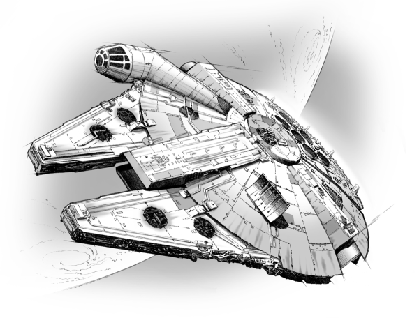 Звёздные войны Тысячелетний Сокол арт