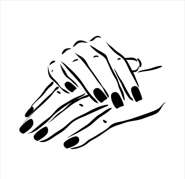 Маникюр значок