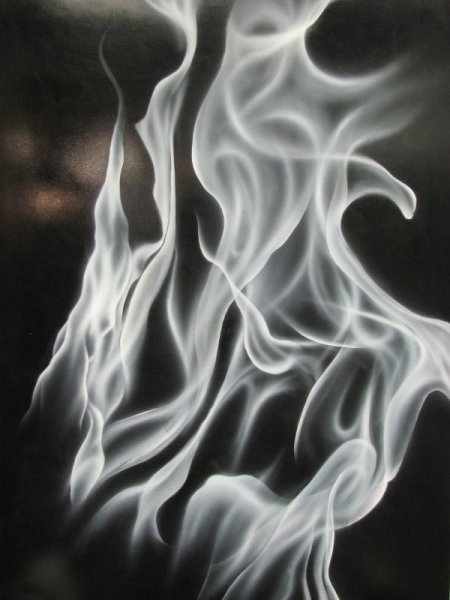 Аэрография пламя