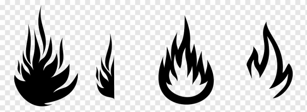 Языки пламени вектор