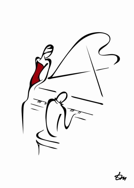 Художник Татьяна Марковцева - черно-белая Графика