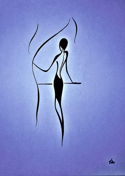 Художник Татьяна Марковцева - черно-белая Графика