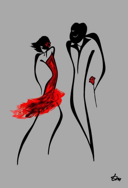 Татьяна Марковцева графические зарисовки