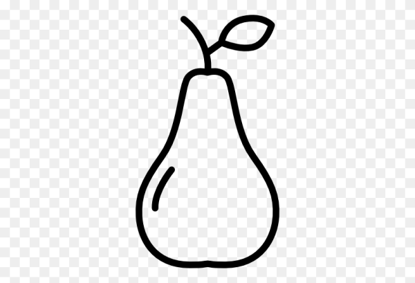 Груша черно белая