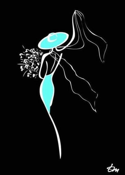 Женский силуэт