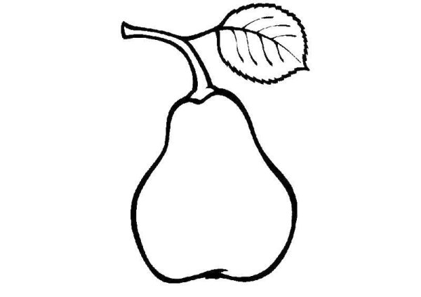 Фрукты. Раскраска