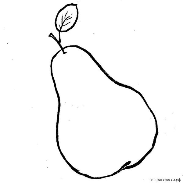 Груша для детей черно белая