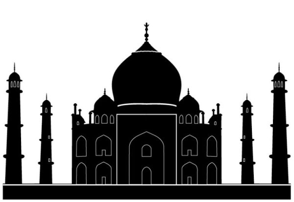 Тадж Махал вектор