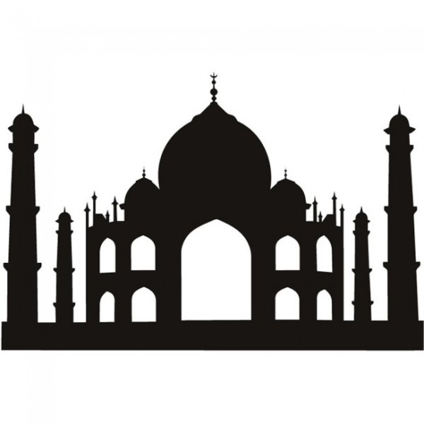 Силуэт восточного города