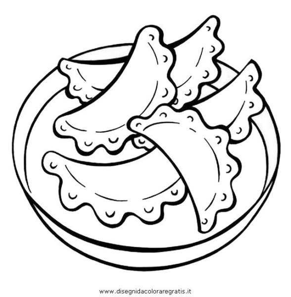 Вареники раскраска для детей