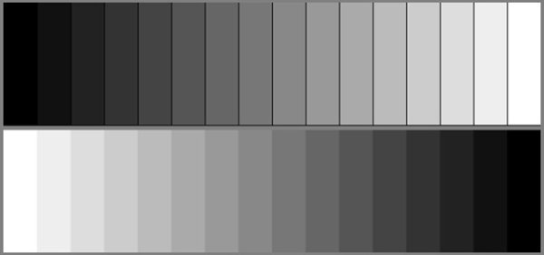 Цвета от белого до черного