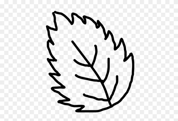 Листик контур