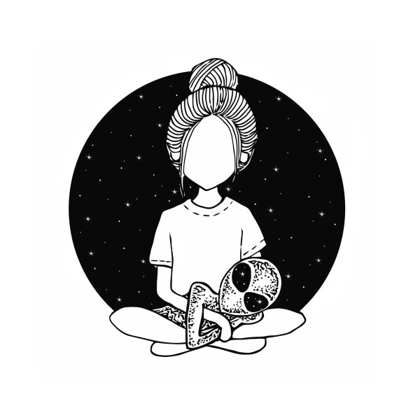 Инопланетянин чб