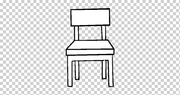 Стул раскраска