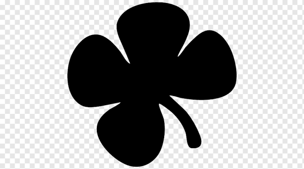 Черный Клевер четырехлистный Клевер