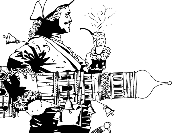 Петр 1 портрет вектор