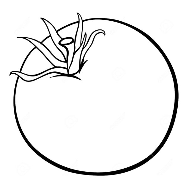 Помидор трафарет для детей