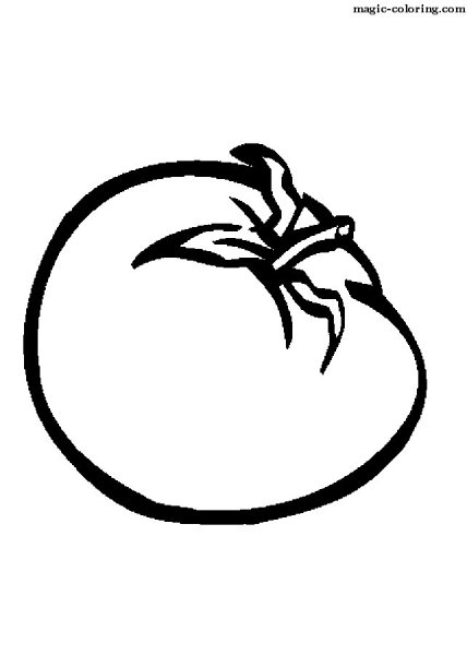 Раскраска овощи на грядке