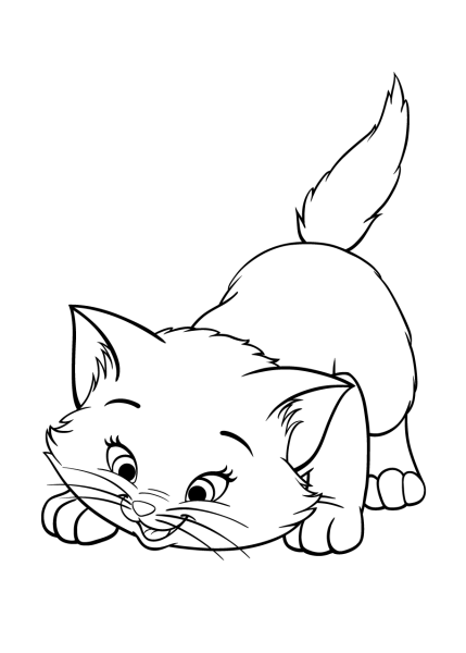 Котенок для рисования