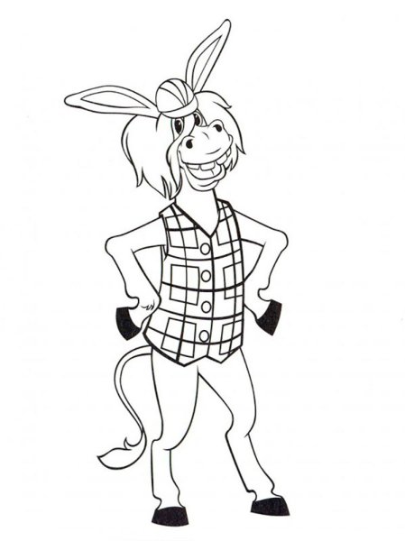 Бременские музыканты раскраска