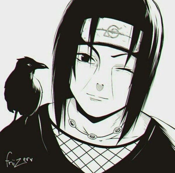 Итачи Учиха вороны