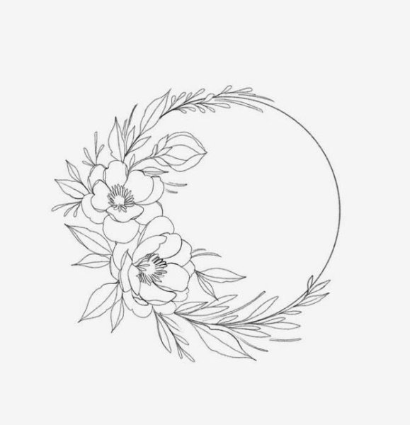 Венок эскиз