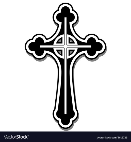 Крест вектор