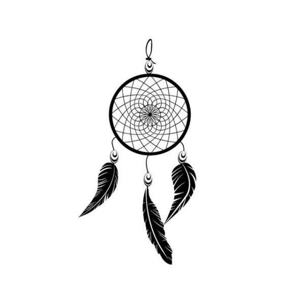 Векторное тату Ловец снов