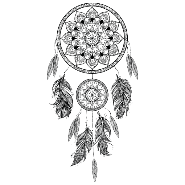 Ловец снов тату эскиз