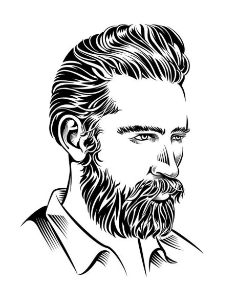 Бородатый мужчина