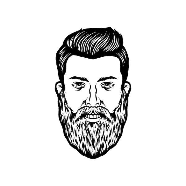 Лицо мужчины с бородой