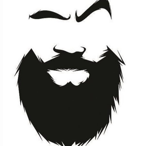 Борода силуэт