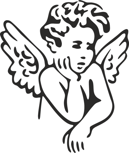 Ангелочек контур